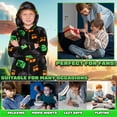 thumbnail image 3 of Pijama Minecraft para niños, de forro polar, con capucha, de 13 a 14 años, 3 of 6