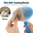 thumbnail image 3 of Pet Grooming Deshedding Brush for Dogs Cats, Short & Long Hair, Gentle Shedding Comb for Indoor Cats Puppies Kittens, 3 of 5