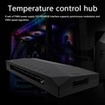 thumbnail image 4 of Centro ARGB ID-COOLING HA-02 5V 3 pines ARGB Splitter Hub PWM Fan Controladores LED SATA Power Barbie Nuevos Originales, 4 of 9