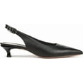 thumbnail image 2 of Franco Sarto Women's Marlow Slingback Kitten Heel Pump Black Leather 7.5M, 2 of 5