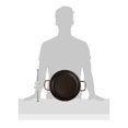thumbnail image 4 of Sartén Cuisinart Chef's Classic de acero inoxidable 30 cm negra, 4 of 5