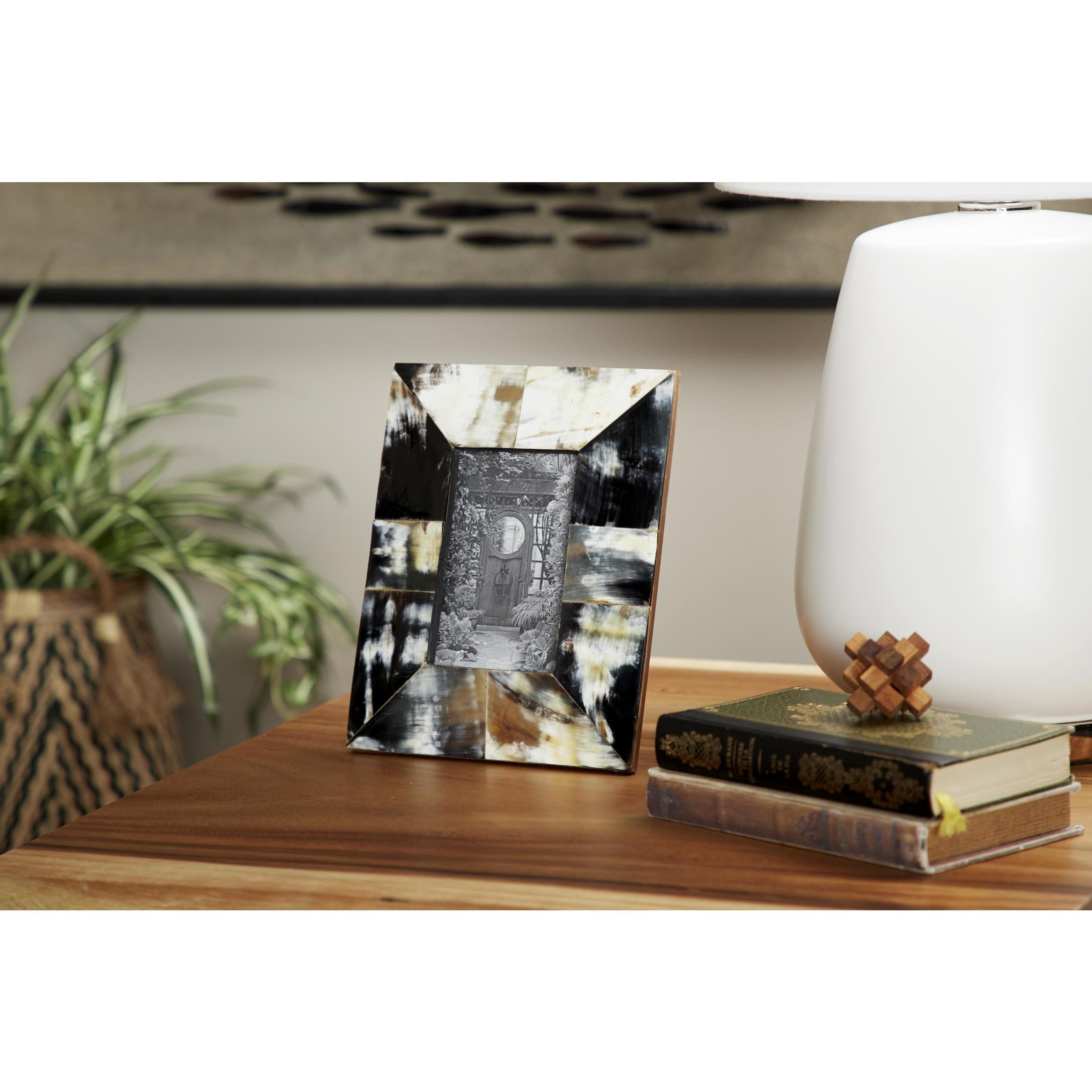 DecMode 4" x 6" Black Photo Frame