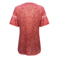 thumbnail image 4 of Women's Plus Size Short Sleeve Loose Scenic Flowers Printing O-Neck T-Shirt, 4 of 5