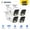 4Pcs, variant on ANNKE 4K POE Outdoor Surveillance Security Camera Two Way Audio AI Color Night Outdoor IP Network, Bullet Cameras with 4mm Lens, Human&Vehicle Detection, Built-in Microphone, H.265+, Night Vision