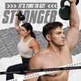 thumbnail image 2 of Kettlebell Yes4All de hierro fundido de 8 kg con mango antideslizante, par, 2 of 7