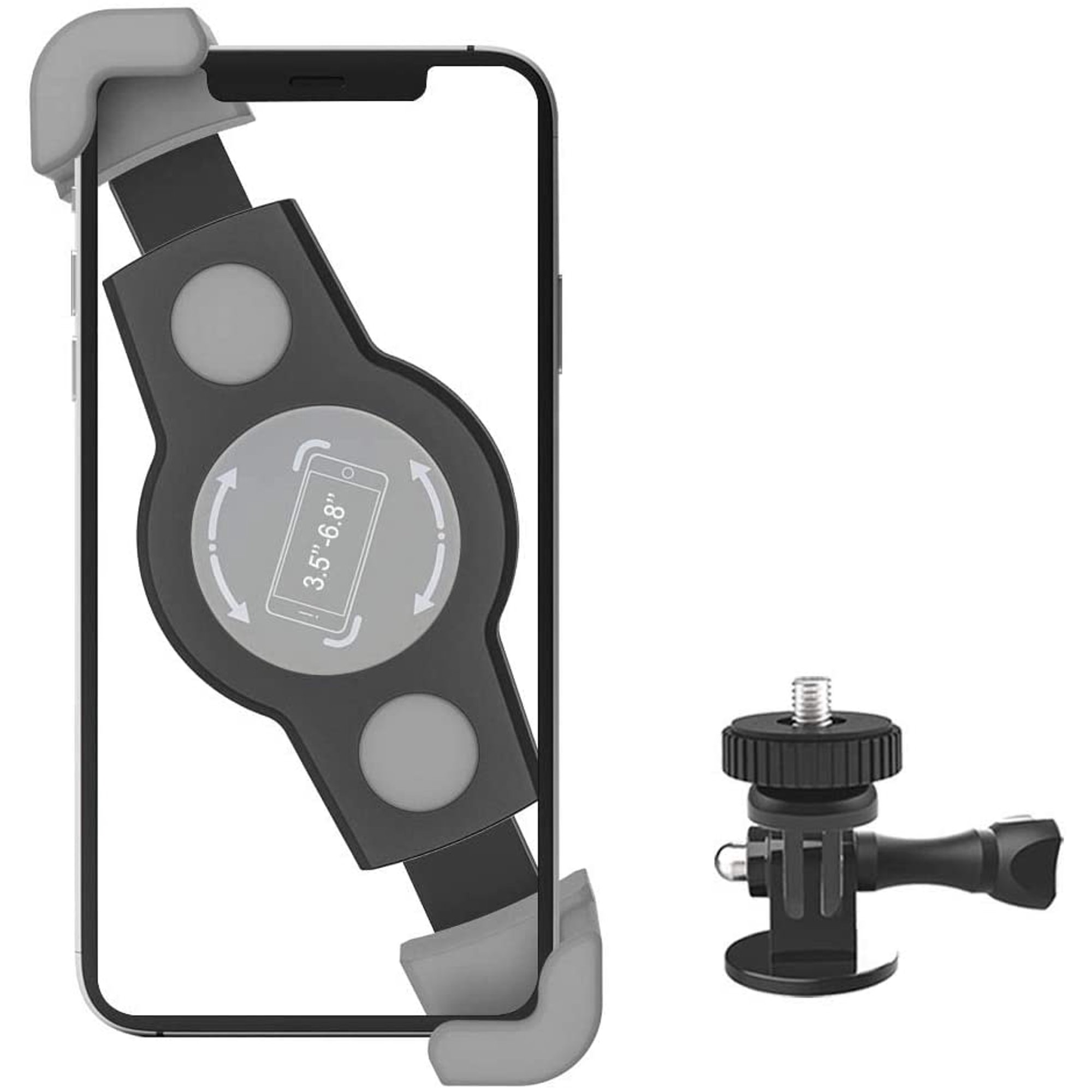 EXSHOW Cell Phone Tripod Mount Bracket, Phone Tripod Holder with