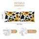 thumbnail image 3 of Balery Cute Cow Print Sunflower D Funda Protectora para Almohada Corporal de Algodón Hipoalergénico con Cierre(55 x 21 pulgadas), Almohadas No Incluidas, 3 of 7