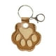 thumbnail image 2 of Llavero de cuero con pata de perro | Llavero de recuerdo de pelo de mascota | Colección conmemorativa | Regalo único para recuerdo de mascotas | Cuero suave duradero | Anillo de metal seguro | 1, 2 of 5