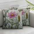 thumbnail image 3 of nygtbtfer Pillow Covers Set of 2, Leaves Floral Throw Pillow Covers Decorative Pillows for Couch Sofa Home White, 3 of 7