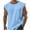 Blue Men Sleeveless Tee Shirts#01, variant on Men's Distressed Tank Top Raw Edge Sleeveless Cotton Workout Shirt Breathable Casual Summer Muscle Waistcoat for Men Green,S