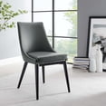 thumbnail image 1 of Modway Vegan Leather Dining Chair, Gray, 1 of 9