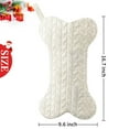thumbnail image 3 of Event & Party Supplies,Dog Christmas Stocking Knit Stocking For Dogs Bone Shape Dog Stocking Christmas Large Pet Stockings Hanging Dog Christmas Stocking For Dogs Cats, 3 of 7