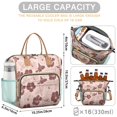 thumbnail image 5 of Pioneer Flower Floral Print Pattern Womens Lunch Box for Work,Insulated Large Lunch Bag for Tween and Teen,Loncheras Para Mujer,Leakproof Adult Lunch Bag for Work,Beach,Travel,Picnic,Camping, 5 of 7