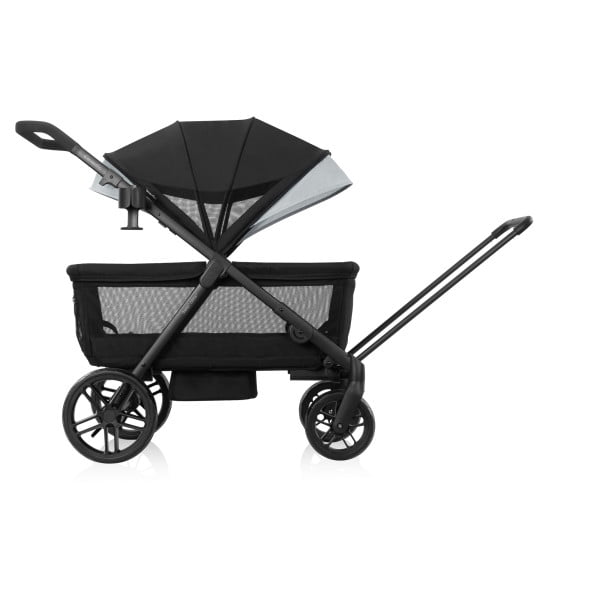 Evenflo Omni Crew 3-in-1 Stroller Wagon, Licorice Black