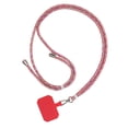 thumbnail image 3 of Neck Mobile Phone Lanyard Universal Phone Lanyard Patch Nylon Patch Phone Lanyard Adjust Straps Net Red Fashion Mobile Phone Lanyard Hanging Neck Safe and Lost Fixed Card, 3 of 5