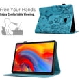 thumbnail image 2 of Allytechgroup Case for Samsung Galaxy Tab A 10.1 inch 2016 Release, SM-T580 T585, PU Leather Flip Case with Credit Card Slot Auto Sleep/Wake Kickstand Shockproof Full Body Ptotective, Blue, 2 of 10