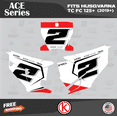 thumbnail image 3 of Kalair GFX Graphics Kit for Husqvarna TC125, TC250, FC250 and FC350 FC450 (2019-2022) Ace Series, 3 of 5