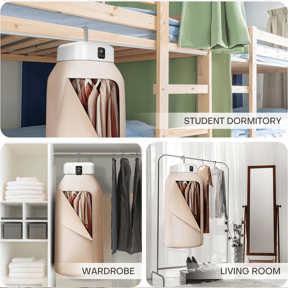 SHETINAR Electric Compact Foldable Dryer
