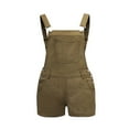thumbnail image 3 of Amerteer Salopettes Courtes Camouflage pour Femmes, Denim, m, 3 of 7