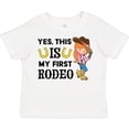 thumbnail image 3 of Inktastic Yes, This is My First Rodeo- Cowgirl in Hat and Boots Girls Toddler T-Shirt, 3 of 5