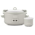 thumbnail image 1 of Crock-Pot 7 Quart Cook and Carry Slow Cooker w/ Touch Control and Lid, Mushroom, 1 of 10