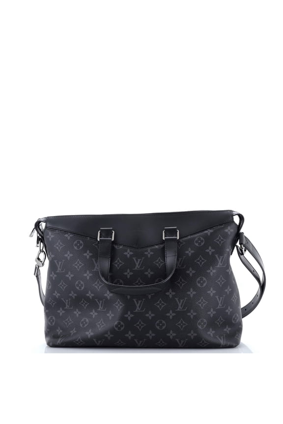 Pre-Owned Explorer Briefcase Monogram Eclipse Canvas By Rebag