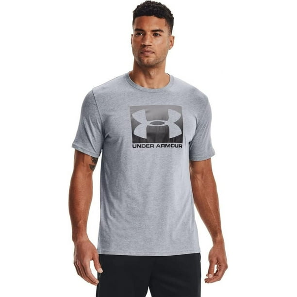 Playera 1329581035 UA BOXED SPORTSTYLE SS Gris Caballero UNDER ARMOUR