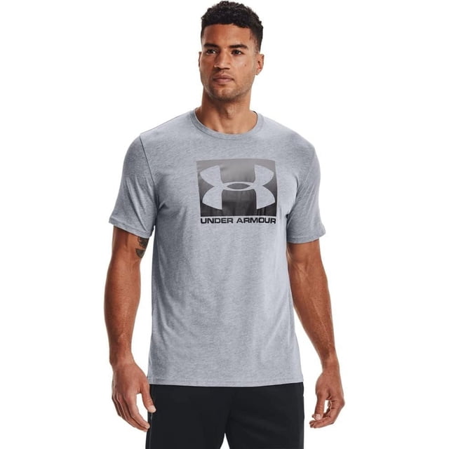 Playera 1329581035 UA BOXED SPORTSTYLE SS Gris Caballero UNDER ARMOUR