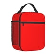 thumbnail image 2 of Lunch Bag For Women Men Insulated Portable Lunch Box Bento Box Office Picnic Travel Cooler Bag Red, 2 of 9