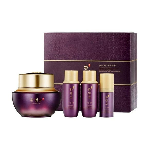 The Face Shop Yehwadam Hwansaenggo Ultimate Rejuvenating 4 Piece Set | Ultimate Anti-Aging for Skin Balance, Vitality & Natural Radiance Restoration | 4 Pieces Set