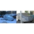 thumbnail image 4 of Platinum Shield Weatherproof Commercial Van Car Cover Compatible With 2010 Freightliner 3500 Standard Wheelbase 144 Standard Height Roof - Protect Water, Snow, Sun - Free Cable Lock, Storage Bag & Win, 4 of 8