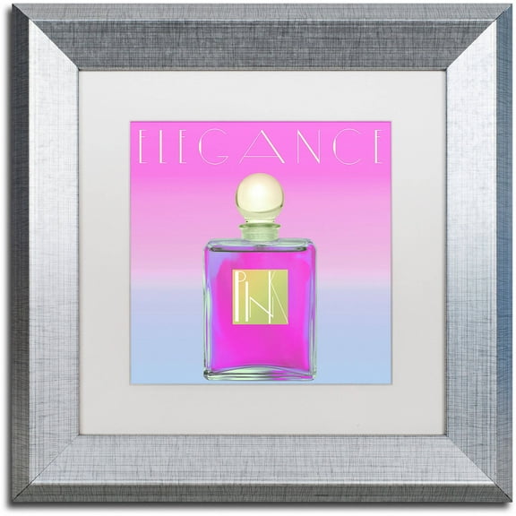 Trademark Fine Art "Colored Scents III" Canvas Art by Color Bakery White Matte, Silver Frame