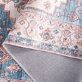thumbnail image 5 of SAFAVIEH Arizona Tegan Oriental Polyester Machine Washable Runner Rug, Beige/Light Blue, 2'6" x 8', 5 of 10