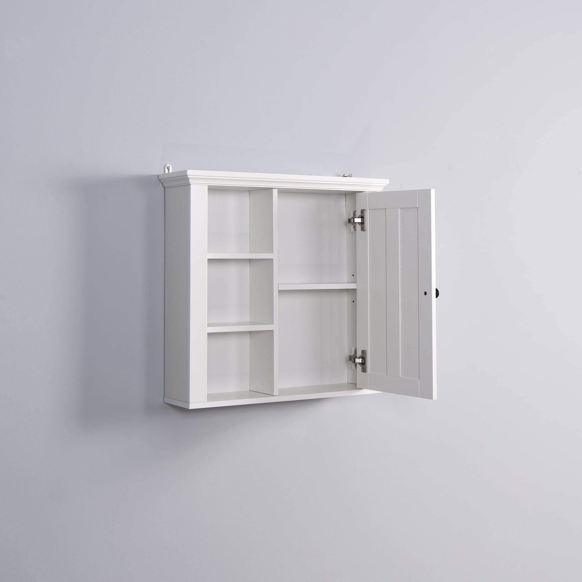 MAYEERTY Bathroom Wooden Wall Cabinet with Adjustable Shelf – Space-Saving Storage