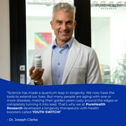 PUREHEALTH RESEARCH Youth Switch Formula, Longevity Supplement with Ashwagandha