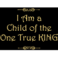 thumbnail image 1 of I am a child of the one true king Vinyl Decal Sticker Quote - Small - Cream, 1 of 3