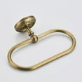 thumbnail image 3 of ROSENICE 1Pcs Vintage Rustic Looking Towel Hanger Bathroom Accessory Golden Copper 11.8x3.9in, 3 of 8