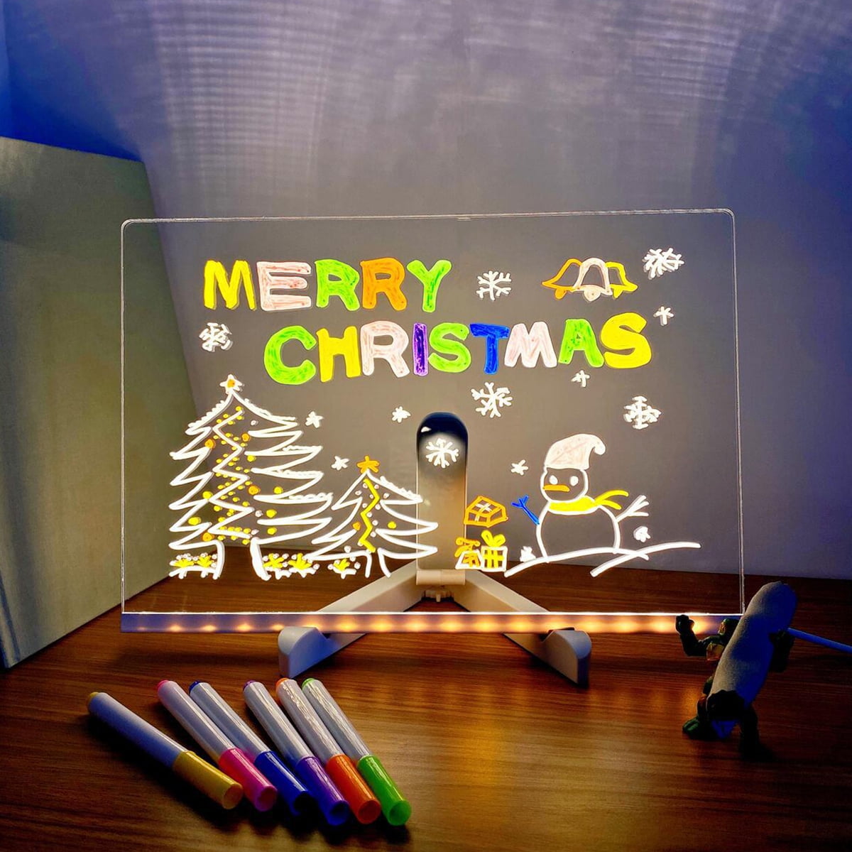 Acrylic Dry Erase Board with Light Illuminated Dry Erase Board with