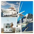 thumbnail image 3 of Small Wind Turbine Free Energy 3kw 3000w 48v 24v 12v 6 Blades With MPPT/Charge Controller Windmills RV Yacht Farm For Home Use ,Easy Installation, 3 of 7