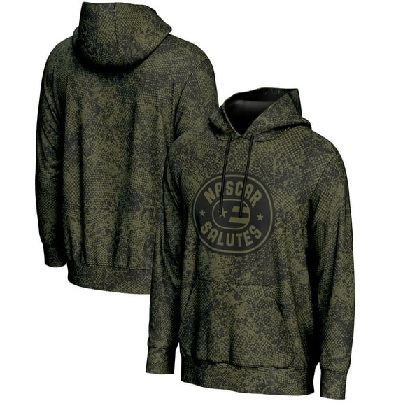 Men's-ProSphere  Green NASCAR Merchandise 2025 NASCAR Salutes Collection Pullover Hoodie