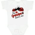 thumbnail image 3 of Inktastic My Grandpa Loves Me with Cute Ladybugs Boys or Girls Baby Bodysuit, 3 of 5
