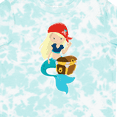 thumbnail image 4 of Inktastic Mermaid Pirate Boys or Girls Toddler T-Shirt, 4 of 5