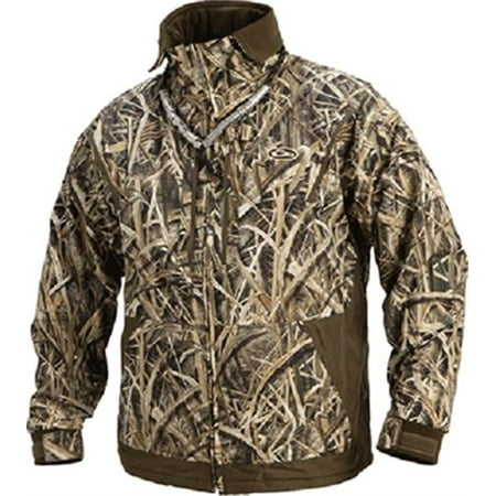 Drake Fleece Vest - Drake DW2102BLA Waterfowl MST Fleece Lined Full Zip 2.0 Shadowgrass Blades Large