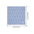 thumbnail image 3 of INSPIRE CHIC Women's Floral Printed Cotton Linen Scarves, Flowers Lace Trim Square Headscarf Neckerchief 60x60cm Flower-Blue, 3 of 6