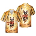 thumbnail image 3 of Welcome Fall Miniature Pinscher Strolling Through the Autumn Maple Forest Hawaiian Shirt Breathable Summer Unisex Merch Mini Pin Dog Lover - 12012, 3 of 6