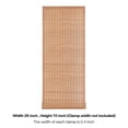 thumbnail image 7 of LazBlinds No Tools No Drill Bamboo Roller Shades, Cordless Bamboo Blinds, Light Filtering Roll Up Blinds for Windows, French Door, Porch or Patio, 26'' W x 70'' H, Ceylon Light Russet, 7 of 7
