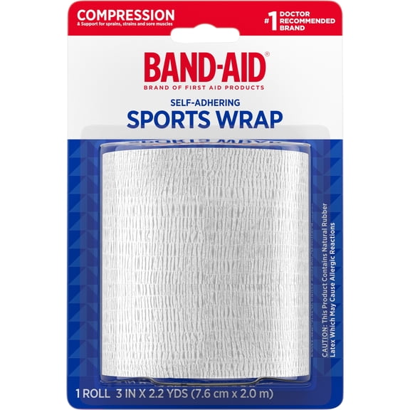 Band-Aid Brand First Aid Products Self-Adhering Sports Wrap