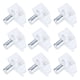 thumbnail image 4 of Soporte de clips para gabinete, 50 unidades, soporte transparente para estante, soporte para estantería, clavijas para estante optimizadas para la excelencia, 4 of 14