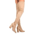 thumbnail image 3 of New Women Cape Robbins Betisa-4 Faux Suede Thigh High Block Heel Boot, 3 of 3