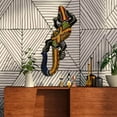 thumbnail image 3 of Dalazy Multicolored Gecko Lizard Sculpture Creative Wall Decor Indoor Outdoor 20CM, 3 of 9